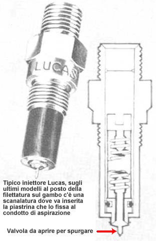 L'iniettore Lucas della TR6